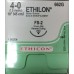 Ethilon Nylon Suture Black Monofilament 4-0, FS-2 19mm Reverse Cutting 3/8C 18", 12/Box