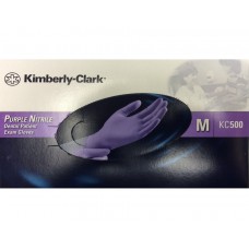 Kimberly-Clark ( Halyard ) KC500 Purple Nitrile Exam Gloves (LARGE) 100/Box