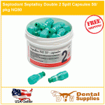 Septodont Septalloy Double 2 Spill Capsules 50/pkg NG50 