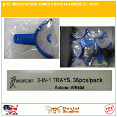 Woodpecker Bite Registration Trays, Triple Trays ANTERIOR 36 / PACK