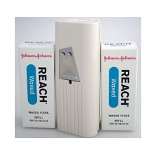 J&J REACH® DENTAL FLOSS - PROFESSIONAL SIZE - Dental Floss, Waxed, 200 yds + 1 Dispenser