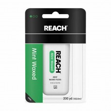 6 Pack Reach Mint Waxed Dental Floss - 200 yard Each