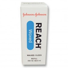 Johnson & Johnson Reach Waxed unflavored floss professional refill spool 200 yds