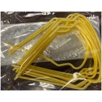 Disposable Safety Glasses ( eye Shield ) Yellow Frame- 10pcs / Bag