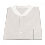 Dynarex Lab Jacket w/ Pockets: WHITE Large 10pcs/Bag